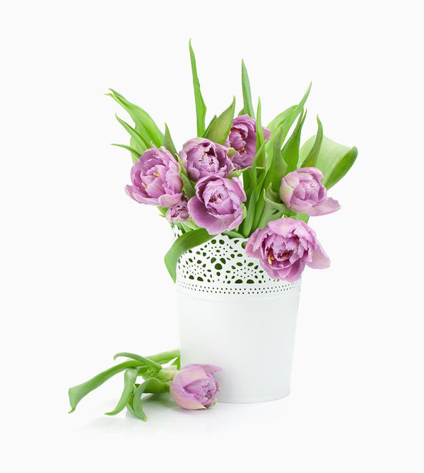 White Pot Bouquet